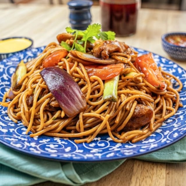 Tallarin Saltado De Pollo.