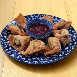Wantan Frito lunch