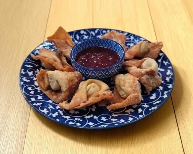 Wantan Frito Lunch.